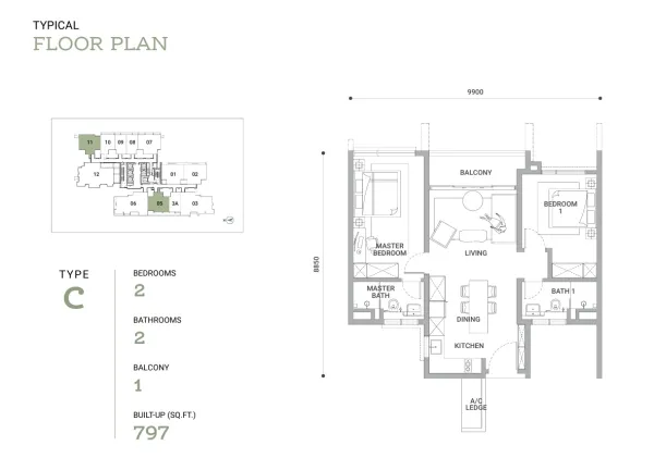 Enlace Suites 1 & 2 - Service Residence in Kuala Lumpur